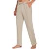 COOFANDY Men’s Open Bottom Sweatpants Casual Yoga Pants Lightweight Jogger Lounge Pants with Pockets(Light Khaki)