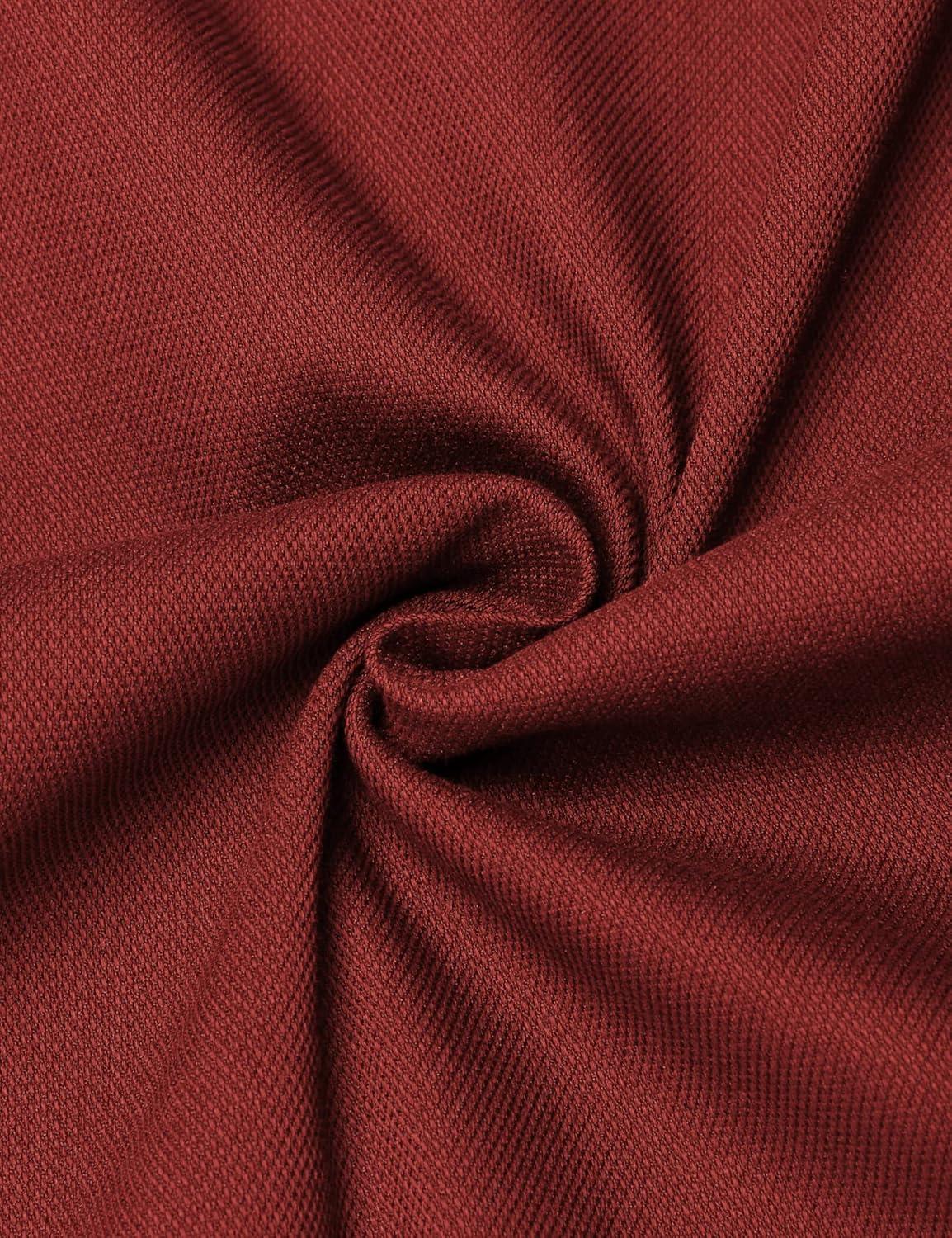 imageCOOFANDY Mens Scottish Jacobite Ghillie Kilt Shirts Medieval Renaissance Pirate Costume Long Sleeve Lace Up Henley ShirtRed