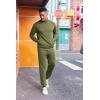 COOFANDY 2 Piece Set for Men Casual 1/4 Zip Track Suits Set Long Sleeve Quarter Pullover Jogging Suits 2025 Fashion Outfits(Army Green)