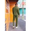 COOFANDY 2 Piece Set for Men Casual 1/4 Zip Track Suits Set Long Sleeve Quarter Pullover Jogging Suits 2025 Fashion Outfits(Army Green)