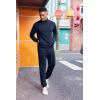 COOFANDY 2 Piece Set for Men Casual 1/4 Zip Track Suits Set Long Sleeve Quarter Pullover Jogging Suits 2025 Fashion Outfits(Navy Blue)