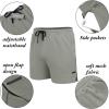 COOFANDY Men’s 2 Pack Gym Workout Shorts Quick Dry Athletic Shorts 5 Inch Lightweight Sports Running Shorts with Pockets(3 Pack: Black/Khaki/Grey)