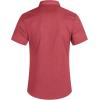 COOFANDY Men’s Casual Button Down Shirts Short Sleeve Textured Summer Beach Shirt with Pocket(Wine Red)