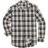 COOFANDY Mens Flannel Shirts Long Sleeve Button Down Shirt with Pocket Casual Shirts Work Shirts for Men(Black/White Checkered)