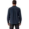 COOFANDY Men’s Flannel Shirts Long Sleeve Cotton Plaid Shirt Jacket Casual Button Down Shirt with Pockets(Solid Navy Blue)