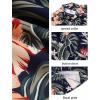 COOFANDY Mens Hawaiian Shirts Short Sleeve Casual Button Down Beach Vacation Summer Shirt(Navy Blue-tropical Floral)