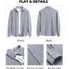 COOFANDY Men’s Overshirt Shacket Jacket Mens Textured Button Down Long Sleeve Shirts Fashion Jacket