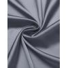 COOFANDY Men’s Silk Satin Dress Shirts Jacquard Long Sleeve Floral Button Up Shirts Party Prom Wedding Shirt(Grey)