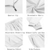 COOFANDY Men’s Tracksuit 2 Piece Quarter Zip Sweatsuit Sets Casual Athletic Running Jogging Suits(White)