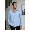 COOFANDY mens Classic(Light Blue)