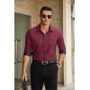 COOFANDY mens Classic(Wine Red)