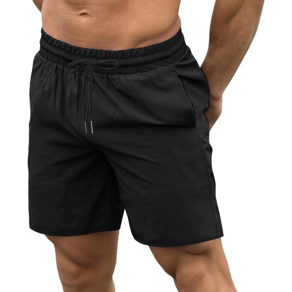imageCOOFANDY Mens Athletic Shorts 7 Inch Quick Dry Breathable Lightweight Gym Workout Shorts with PocketsBlack 1 Pack of 1