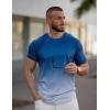 COOFANDY Men Muscle Workout T Shirt Gym Bodybuilding Active Short Sleeve Tee Top Black(One Piece- Pattern13 (Tie Dye Print))