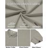 COOFANDY Men’s Cotton Linen Shirts Short Sleeve Casual Shirts Summer Button Down Shirt Linen Beach Vacation Shirt(Light Gray)