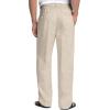 COOFANDY Men’s Linen Pants Casual Beach Summer Pant Elastic Waist Drawstring Lightweight Trousers(Khaki)