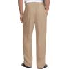 COOFANDY Men’s Linen Pants Casual Beach Summer Pant Elastic Waist Drawstring Lightweight Trousers(Light Brown)