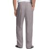 COOFANDY Men’s Linen Pants Casual Beach Summer Pant Elastic Waist Drawstring Lightweight Trousers(Light Grey)