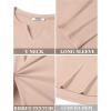 COOFANDY Men’s Long Sleeve Muscle T Shirts Casual V-Neck Slim Fit Longline Ribbed Shirts Stretch Tee Shirts(Beige)