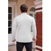COOFANDY Mens Mock Turtleneck Slim Fit Pullover Sweater Casual Basic Knitted Thermal Sweaters(White)