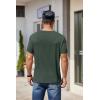 COOFANDY Men’s Short Sleeve T-Shirts Crew Neck Casual Summer T Shirts 1-3 Pack Basic Tee Shirt(A-dark Army Green 1 Pack)