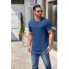 COOFANDY Men’s Short Sleeve T-Shirts Crew Neck Casual Summer T Shirts 1-3 Pack Basic Tee Shirt(A-dark Blue 1pack)