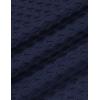 COOFANDY Men’s Slim Fit Turtleneck Sweater Casual Knitted Twisted Pullover Solid Sweaters(Dark Blue)