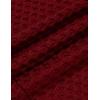COOFANDY Men’s Slim Fit Turtleneck Sweater Casual Knitted Twisted Pullover Solid Sweaters(Wine Red)