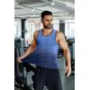 COOFANDY Men’s Workout Tank Top 2 Pack Casual Soft Sleeveless Gym Muscle Shirts Bodybuilding Tee(Blue)