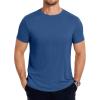 COOFANDY Men’s Short Sleeve T-Shirts Crew Neck Casual Summer T Shirts 1-3 Pack Basic Tee Shirt(A-dark Blue 1pack)