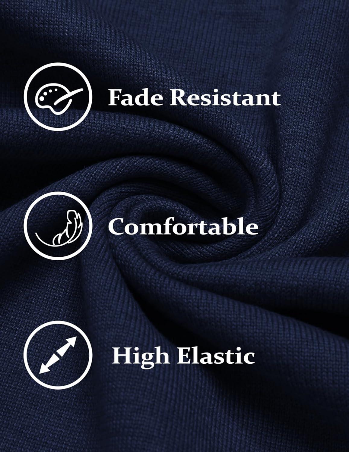 imageCOOFANDY Mens Sleeveless Sweater Vest Lightweight VNeck Cotton Vest Pullover1 Navy Blue