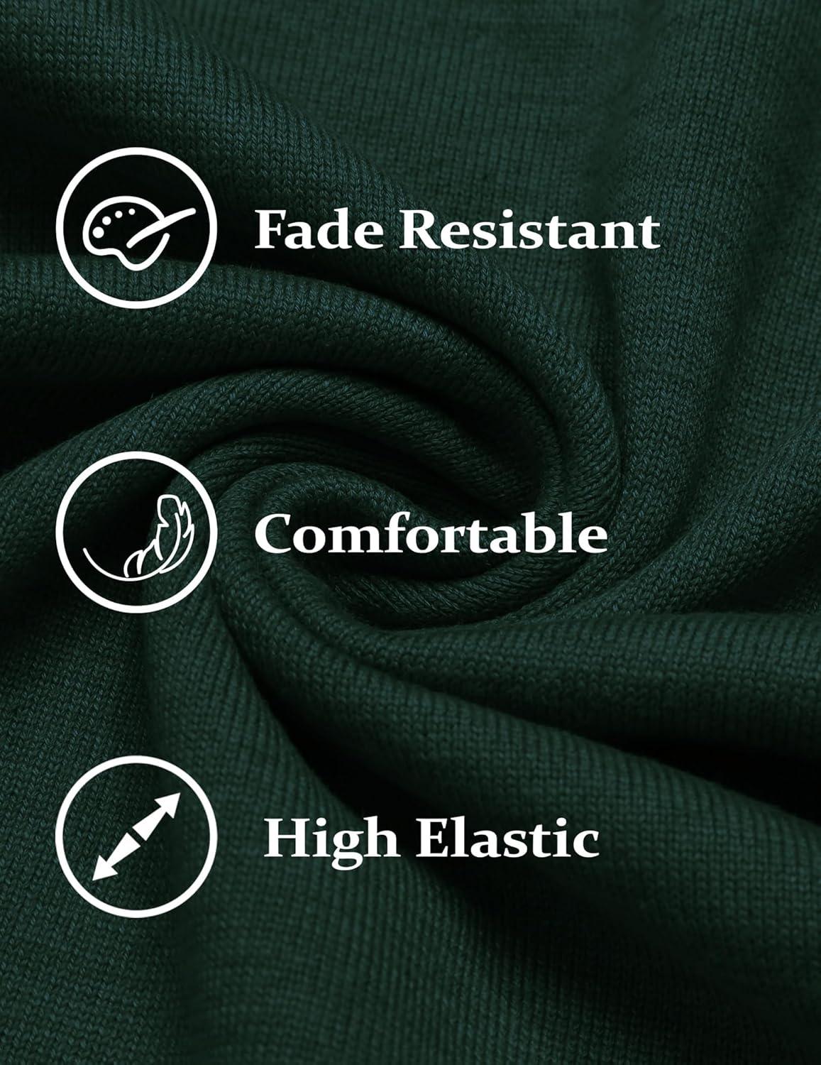 imageCOOFANDY Mens Sleeveless Sweater Vest Lightweight VNeck Cotton Vest PulloverGreen
