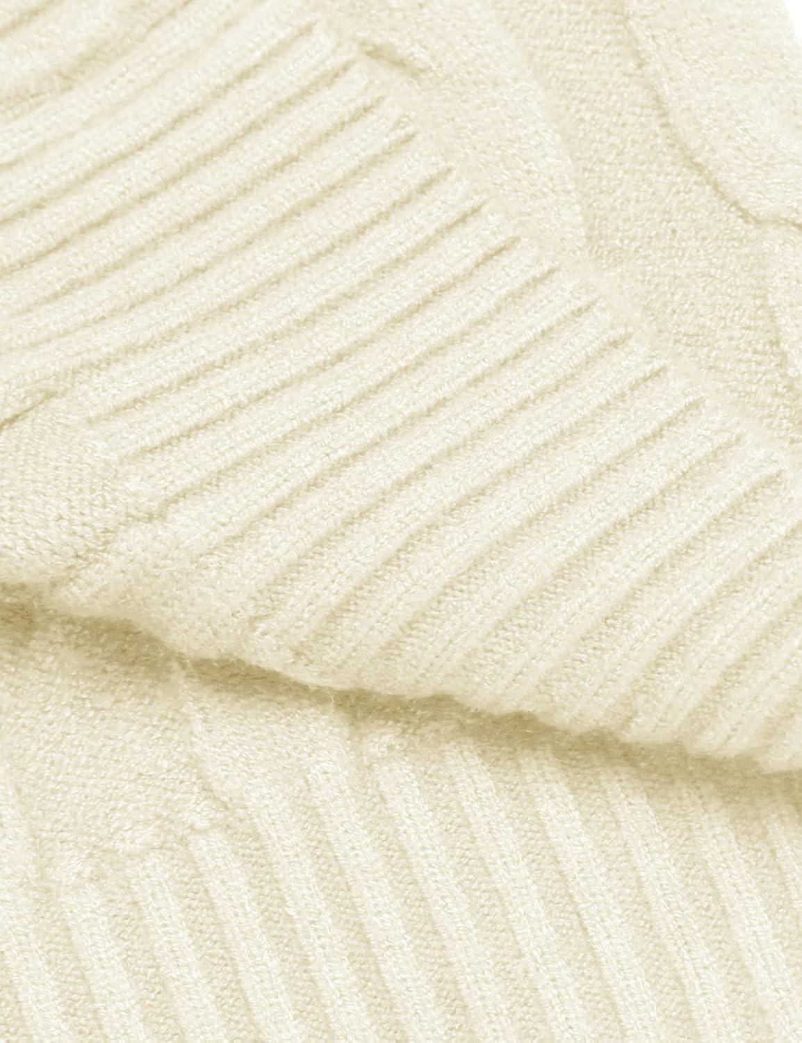 imageCOOFANDY Mens Slim Fit Turtleneck Sweater Casual Twisted Knitted Pullover SweatersApricot