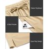 COOFANDY Men’s Athletic Running Shorts 7″ Quick Dry Lightweight Workout Gym Basketball Hiking Shorts with Pockets(Light Khaki)