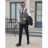 COOFANDY Men’s Business Suit Vests Slim Fit Formal Dress Waistcoat Groomsman Vest For Wedding(Charcoal Gray)
