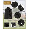 COOFANDY Men’s Casual Outerwear Vest Lightweight Full-Zip Sleeveless Jacket Outdoor Hiking Travel Golf Vest with Pockets(Black)