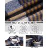 COOFANDY Mens Flannel Shirts Long Sleeve Lightweight Plaid Shirt Casual Button Down Shirts Jacket(Blue Plaid)
