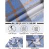 COOFANDY Mens Flannel Shirts Long Sleeve Lightweight Plaid Shirt Casual Button Down Shirts Jacket(Blue White Plaid)