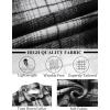 COOFANDY Mens Flannel Shirts Long Sleeve Lightweight Plaid Shirt Casual Button Down Shirts Jacket(White Black)
