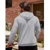 COOFANDY Mens Hoodie Casual Drawstring Athletic Hoodies Hooded Pullover Sweatshirts with Pocket(Light Gray)