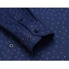 COOFANDY Mens Long Sleeve Button Down Shirts Casual Untucked Shirts for Men Dress Shirts Beach Wedding Shirts(Anchor-navy)