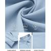 COOFANDY Mens Long Sleeve Button Down Shirts Casual Untucked Shirts for Men Dress Shirts Beach Wedding Shirts(Light Blue)