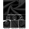 COOFANDY Mens Long Sleeve Wrinkle Free Shirts Casual Button Down Shirt Stretch Dress Shirt(Black)