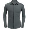 COOFANDY Mens Long Sleeve Wrinkle Free Shirts Casual Button Down Shirt Stretch Dress Shirt(Dark Grey)