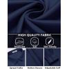 COOFANDY Mens Long Sleeve Wrinkle Free Shirts Casual Button Down Shirt Stretch Dress Shirt(Navy Blue)