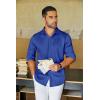 COOFANDY Mens Long Sleeve Wrinkle Free Shirts Casual Button Down Shirt Stretch Dress Shirt(Sapphire Blue)