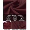 COOFANDY Mens Long Sleeve Wrinkle Free Shirts Casual Button Down Shirt Stretch Dress Shirt(Wine Red)