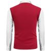 COOFANDY Men’s Sleeveless Sweater Vest Lightweight V-Neck Cotton Vest Pullover(Christmas Tree – Red)