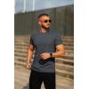 COOFANDY Men’s T Shirt Short Sleeve Classic Crew Neck T-Shirt Casual Summer Basic Tee Shirts(Dark Gray)