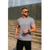 COOFANDY Men’s T Shirt Short Sleeve Classic Crew Neck T-Shirt Casual Summer Basic Tee Shirts(Light Gray)