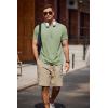 COOFANDY Men’s T Shirt Short Sleeve Classic Crew Neck T-Shirt Casual Summer Basic Tee Shirts(Light Green)